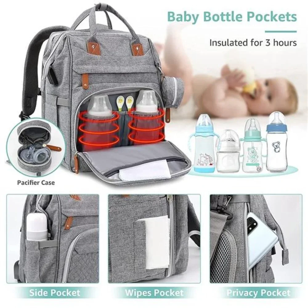 Multifunctional diaper backpack, Baby Shower Gifts